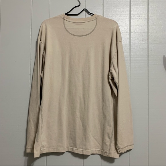Men’s Beige Columbia Crew Neck Long Sleeve Lightweight Sweatshirt Top - Picture 4 of 6
